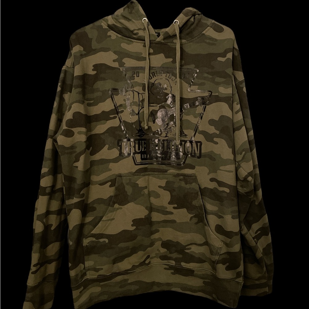 Camo True Religion Hoodie (L)